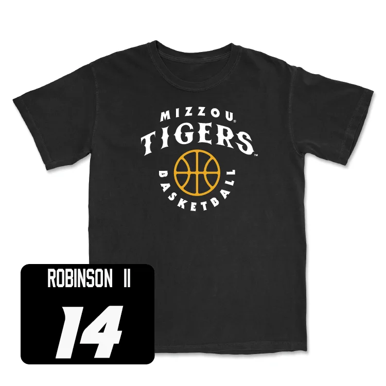 Men's Basketball Black Hardwood Tee - Anthony Robinson II