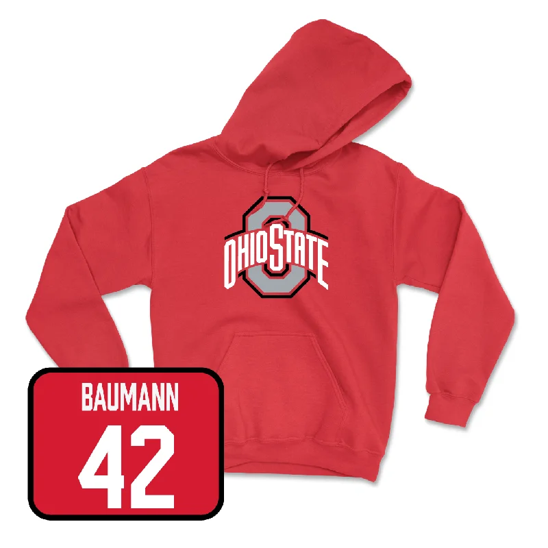 Red Men's Basketball Team Hoodie - Evan Mahaffey