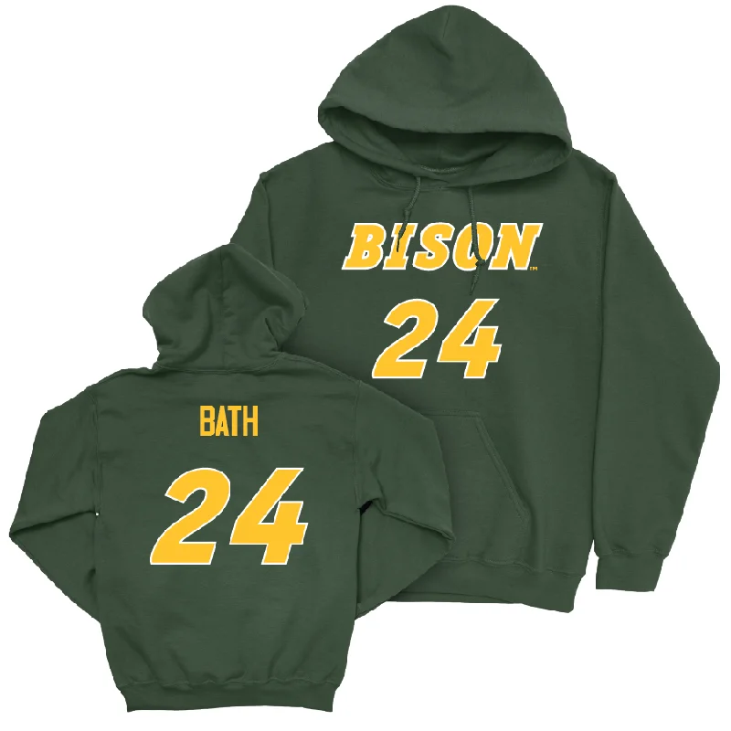 Green Men's Basketball Player Hoodie  - Patrick Bath