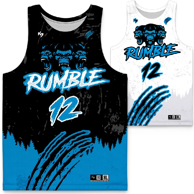 Rumble Custom Basketball Jersey (Home + Away)