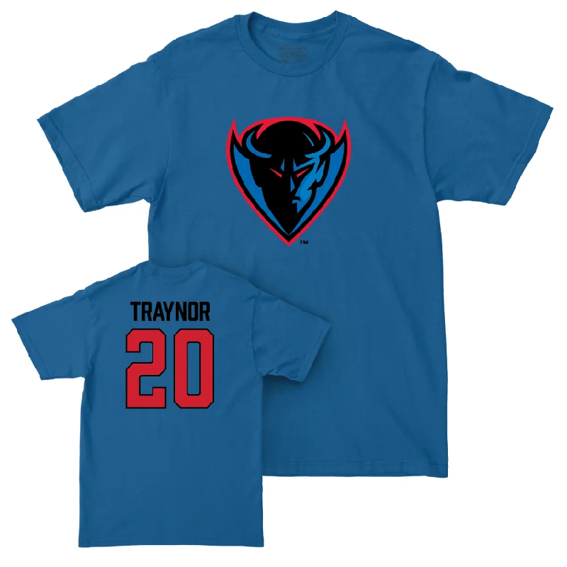 DePaul Men's Basketball Royal Legacy Tee - Jayden Traynor | #20