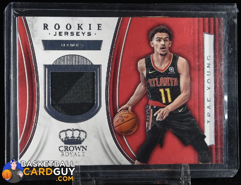 Trae Young 2018-19 Crown Royale Rookie Jerseys RC