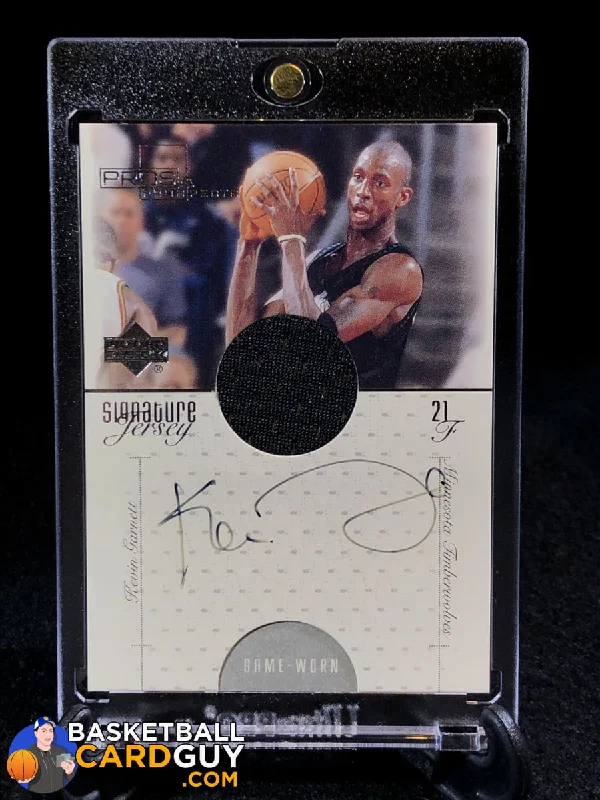 Kevin Garnett 2000-01 Upper Deck Pros and Prospects Signature Jerseys #KG