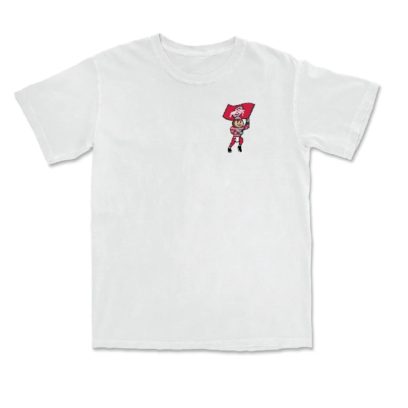 Men's Basketball White Brutus Comfort Colors Tee - Austin Parks