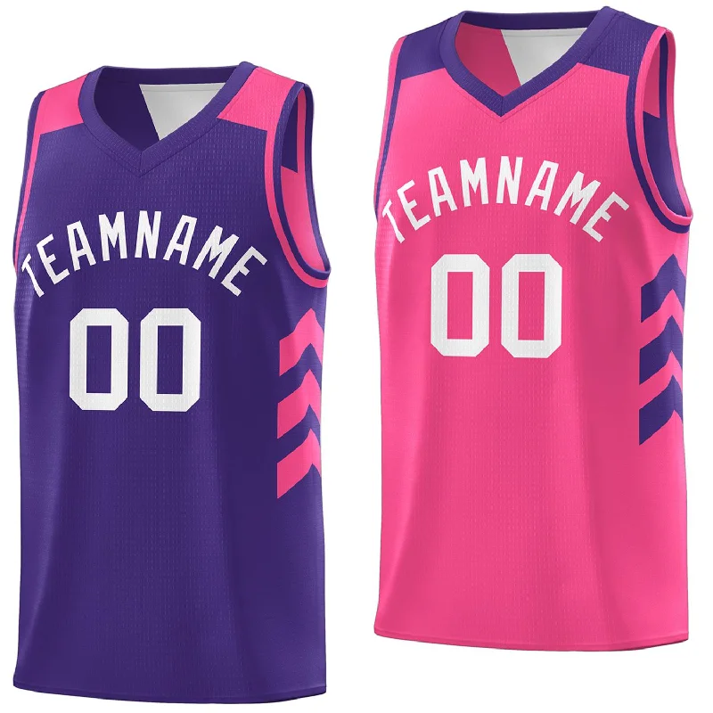 Custom Double Side Tops Team Basketball Jersey Personalized Reversible Shirts for Men/Youth