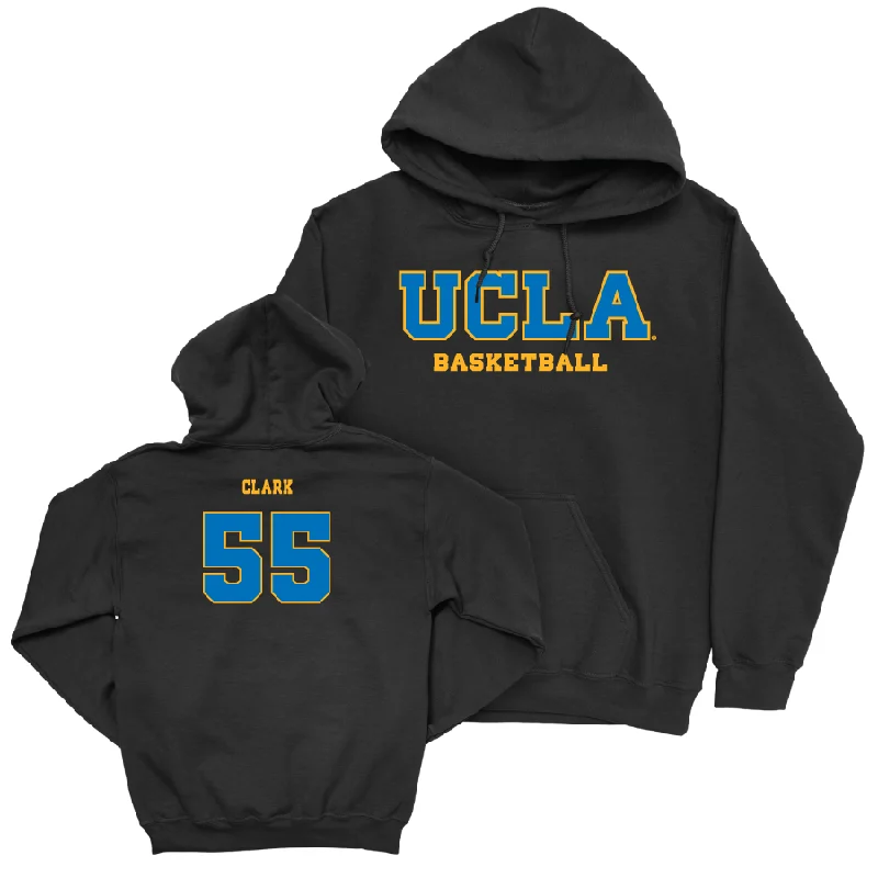 UCLA Men's Basketball Black Wordmark Hoodie  - Skyy Clark