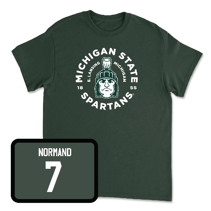 Green Men's Basketball East Lansing Tee  - Gehrig Normand