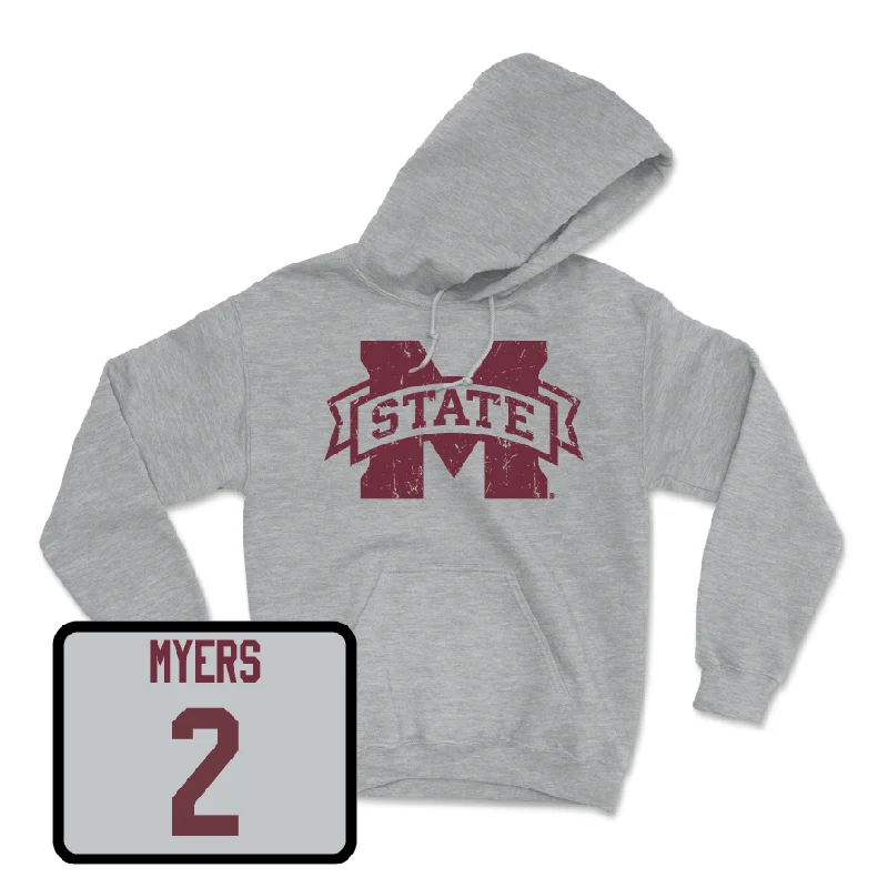 Sport Grey Men's Basketball Classic Hoodie - Adrian Myers