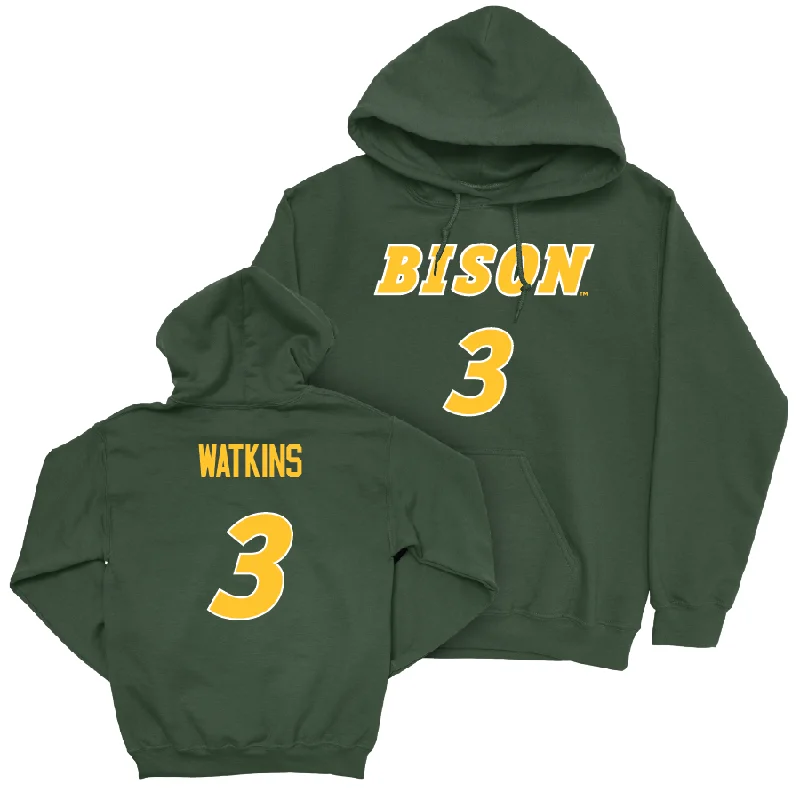 Green Men's Basketball Player Hoodie - Brennan Watkins