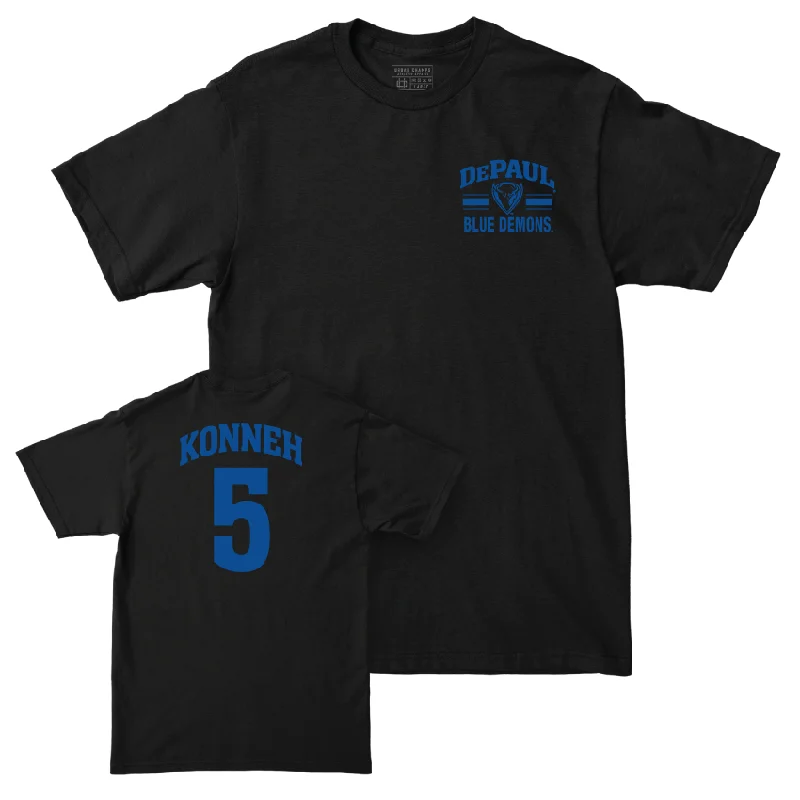 DePaul Men's Basketball Black Victory Tee - Sekou Konneh | #5