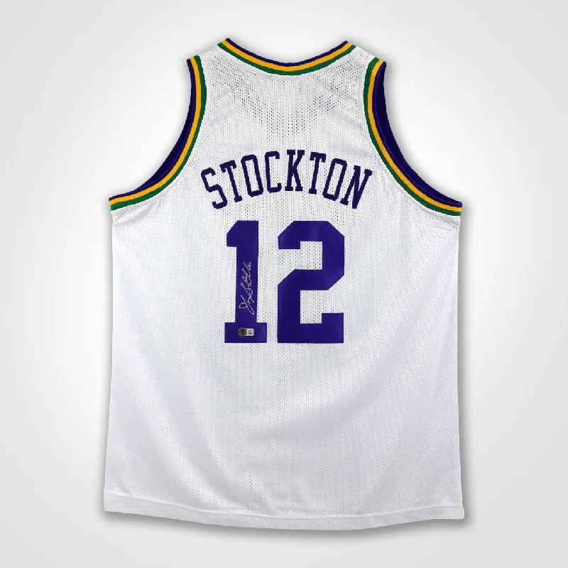 John Stockton Signed Jersey