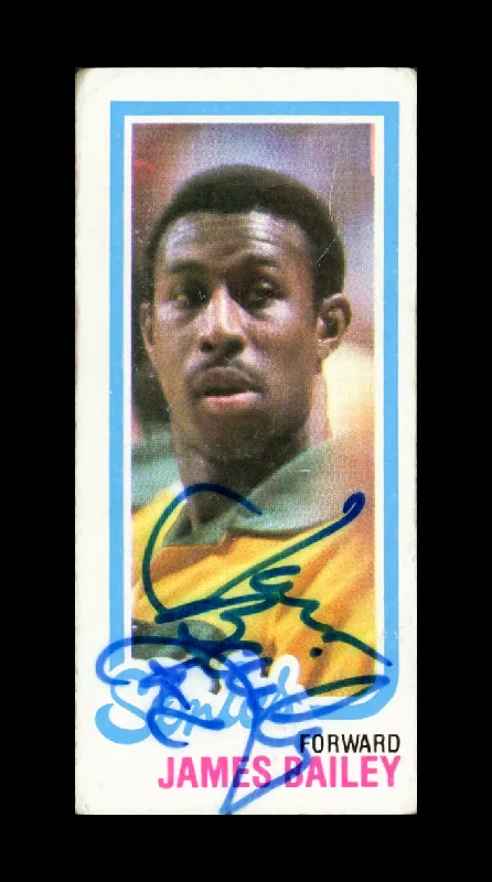 James Bailey Autographed 1980-81 Topps Card #227 Seattle Supersonics