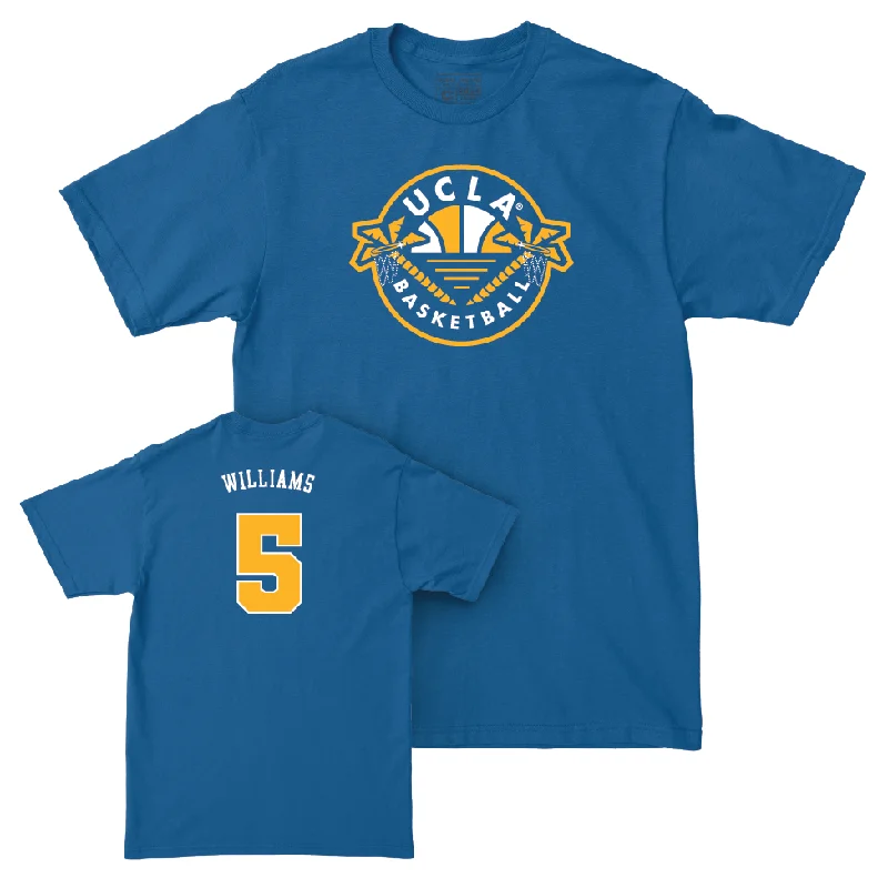 UCLA Men's Basketball Blue Palm Tree Tee  - Brandon Williams