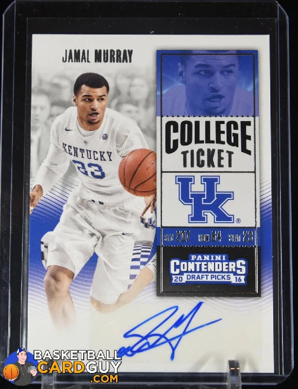 Jamal Murray 2016-17 Panini Contenders Draft Picks #103A AU/White jersey