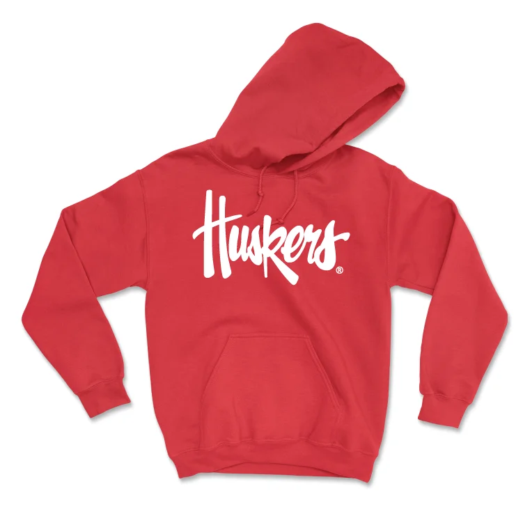 Red Men's Basketball Huskers Hoodie - Rienk Mast