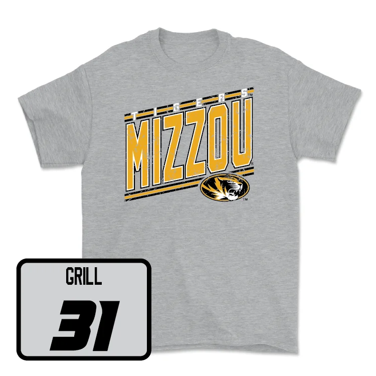 Sport Grey Men's Basketball Vintage Tee - Caleb Grill