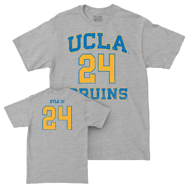 UCLA Men's Basketball Sport Grey Player Tee  - William Kyle III