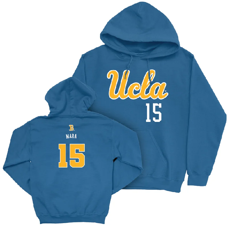 UCLA Men's Basketball Blue Script Hoodie  - Aday Mara