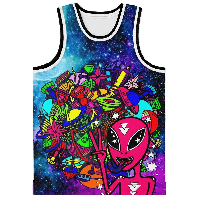 Alien Invasion Basketball Jersey