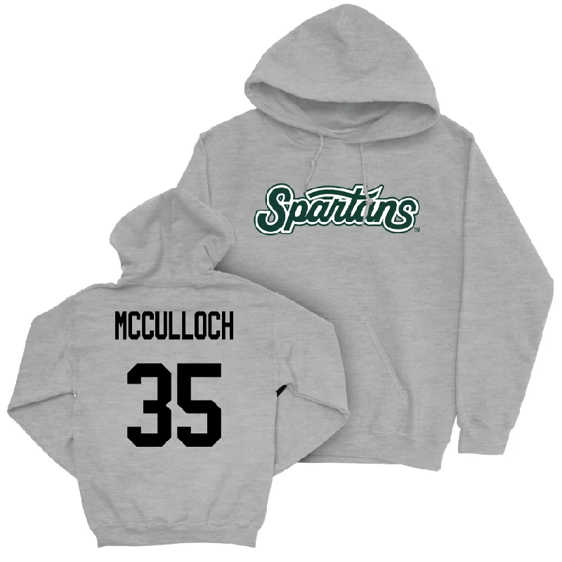 Sport Grey Men's Basketball Script Hoodie   - Jesse McCulloch