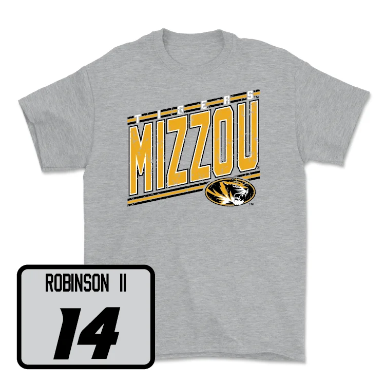 Sport Grey Men's Basketball Vintage Tee - Anthony Robinson II