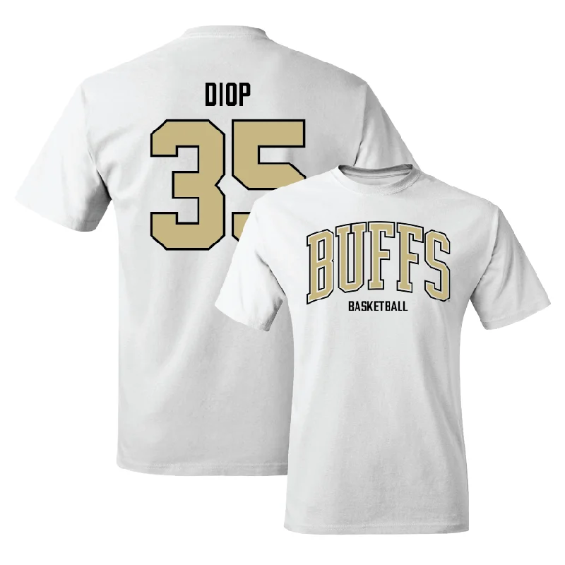 Men's Basketball White Arch Tee - Assane Diop