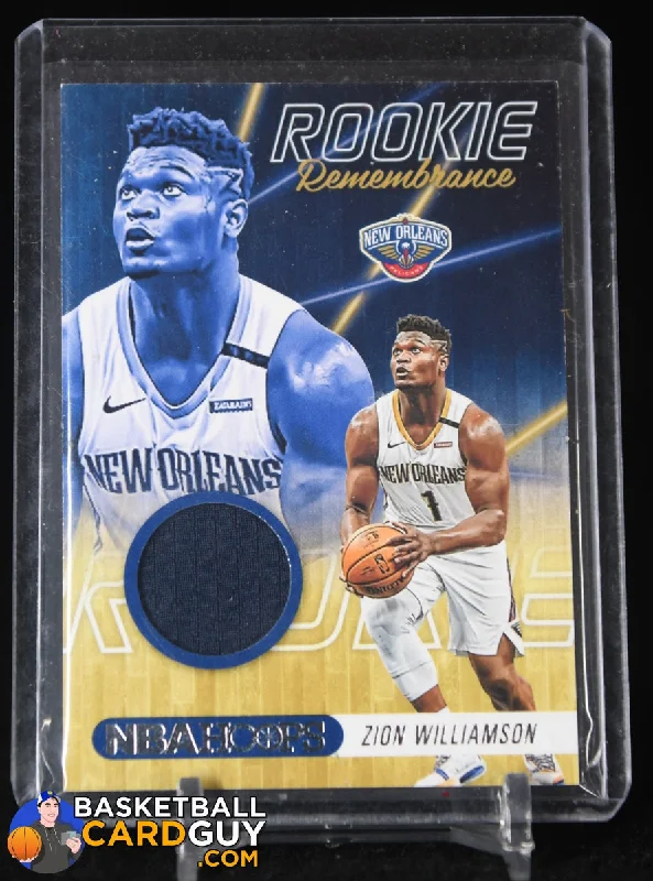 Zion Williamson 2020-21 Hoops Rookie Remembrance Jerseys #1