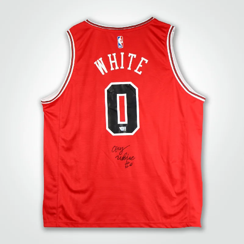 Coby White Signed Bulls Fanatics Fast Break Jersey