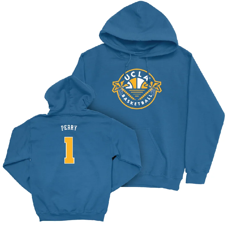 UCLA Men's Basketball Blue Palm Tree Hoodie  - Trent Perry