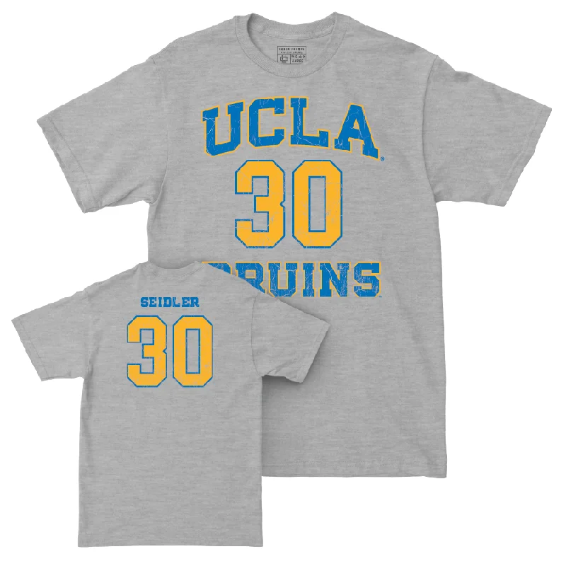 UCLA Men's Basketball Sport Grey Player Tee - Jack Seidler