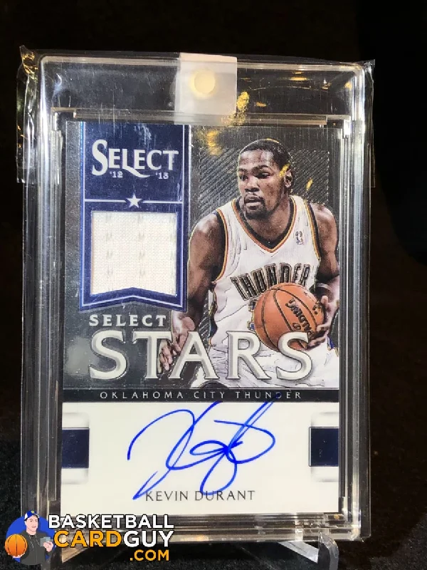 Kevin Durant 2012-13 Select Select Stars Jersey Autographs #/199