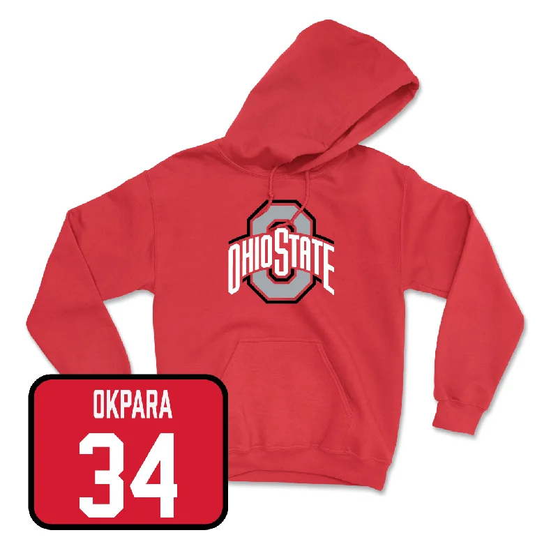 Red Men's Basketball Team Hoodie - Austin Parks