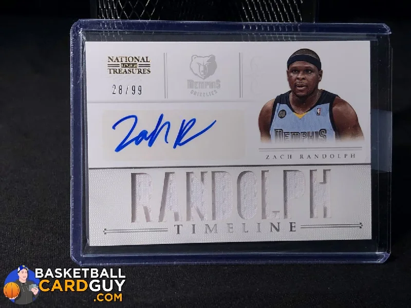 Zach Randolph Timeline Autograph Jersey 28/99 (Light Jersey)