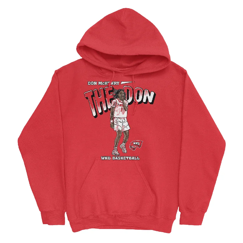 EXCLUSIVE RELEASE - Don McHenry Illustrated Hoodie in Red