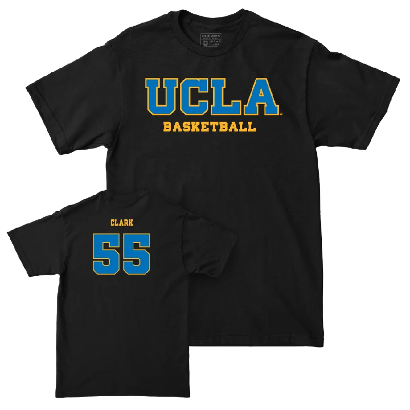 UCLA Men's Basketball Black Wordmark Tee  - Skyy Clark