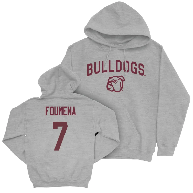 Sport Grey Men's Basketball Bulldogs Hoodie  - Jeremy Foumena