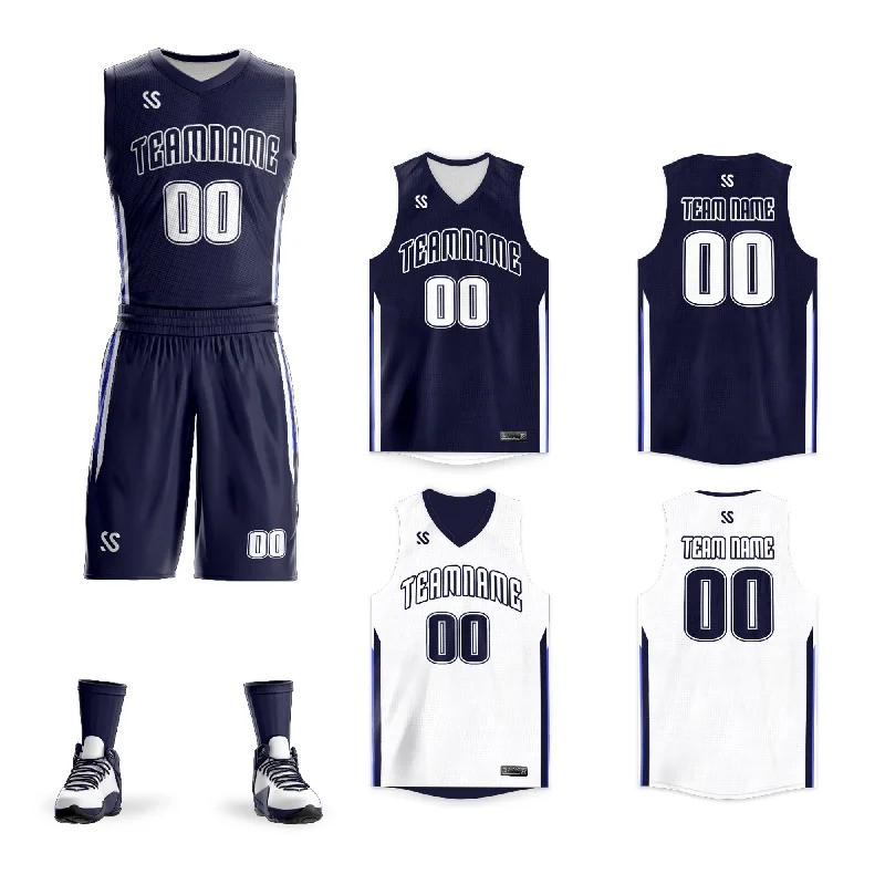 Custom Basketball Jersey Reversible Sets Athletic Team Uniform for Men/Youth