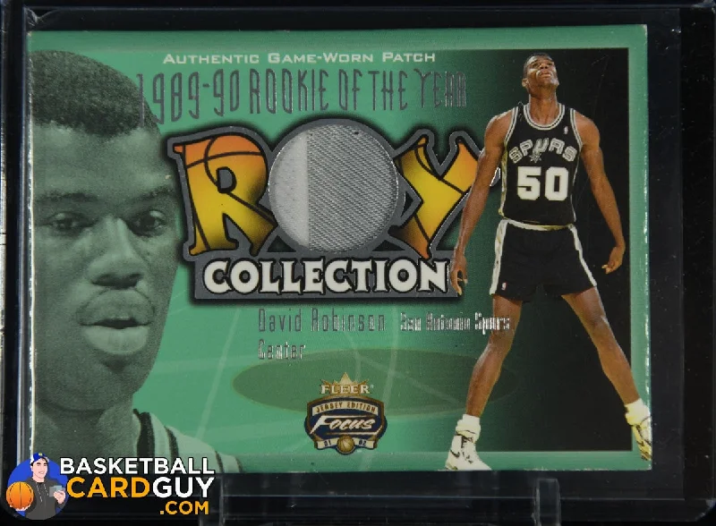 David Robinson 2001-02 Fleer Focus ROY Collection Jerseys Patches #/100