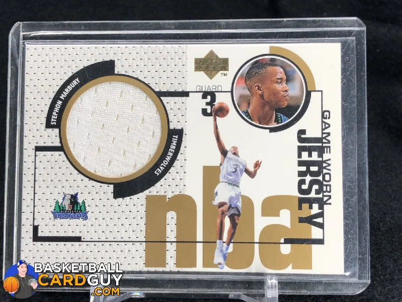 Stephon Marbury 1998-99 Upper Deck Game Jerseys #GJ33