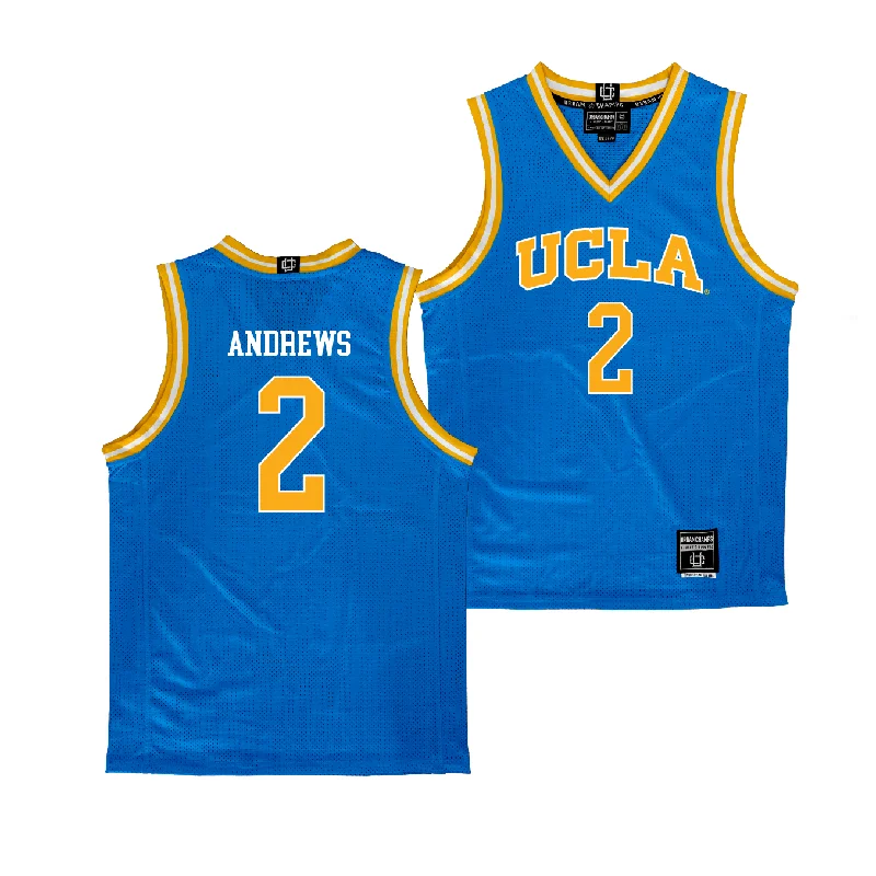 UCLA Men's Basketball Blue Jersey - Dylan Andrews