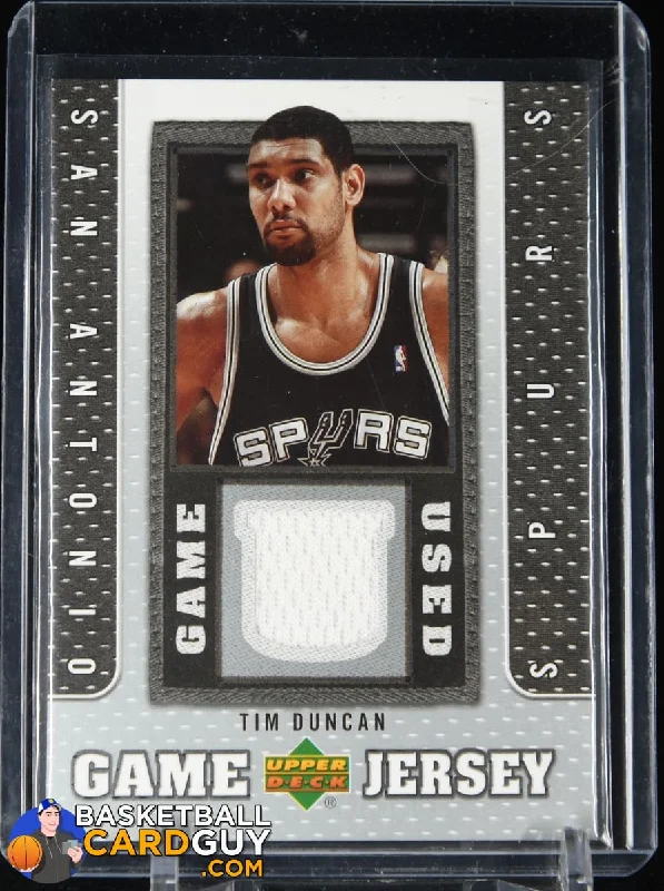 2007-08 Upper Deck UD Game Jersey #TD Tim Duncan