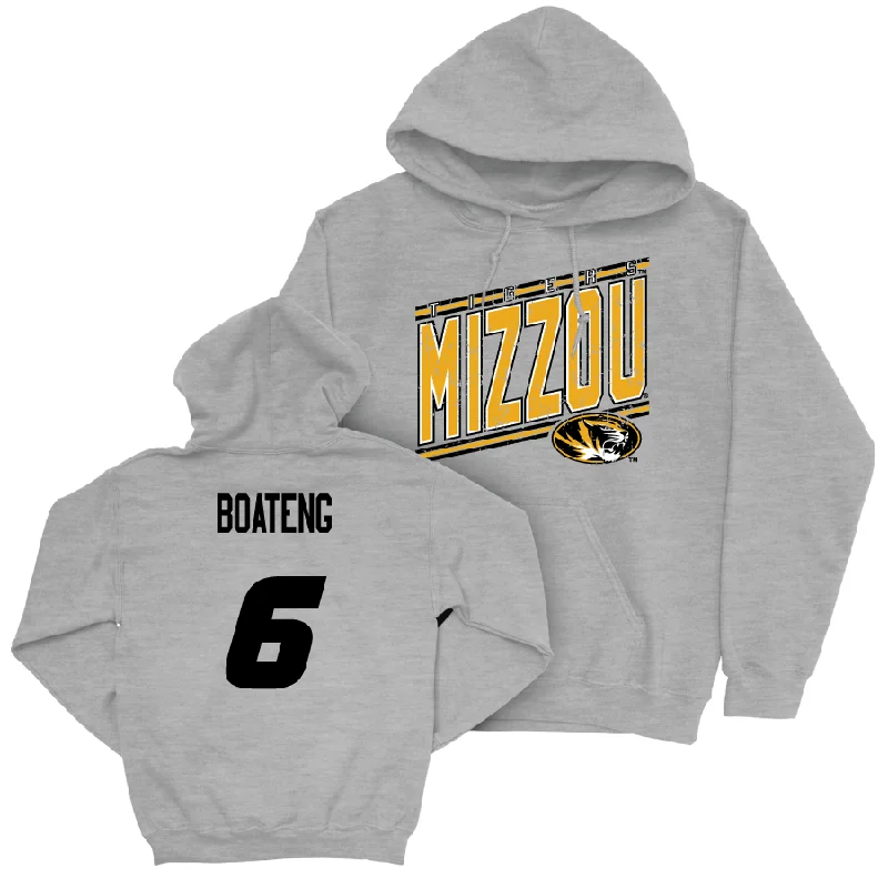 Sport Grey Men's Basketball Vintage Hoodie  - Annor boateng