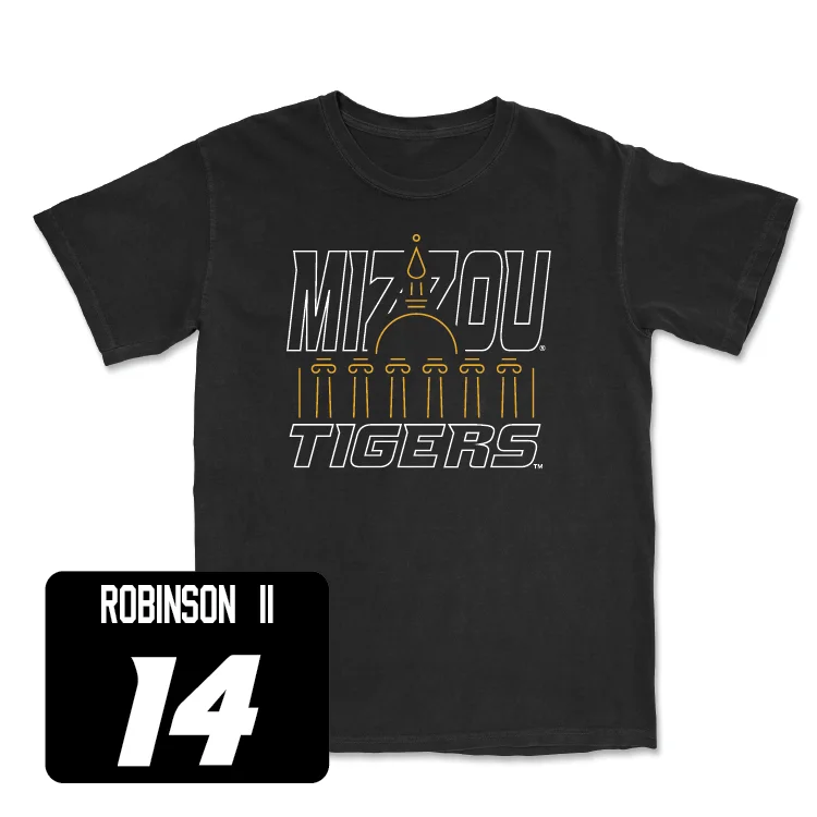 Men's Basketball Black Columns Tee - Anthony Robinson II