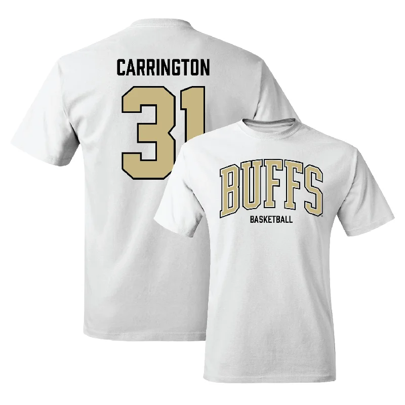 Men's Basketball White Arch Tee - Harrison Carrington