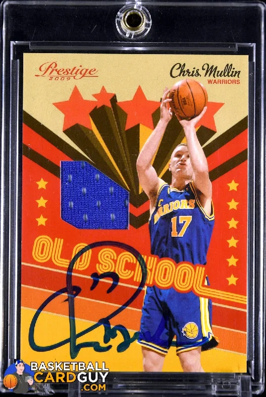 Chris Mullin 2009 Prestige Old School Jersey Autograph Signed @ The 2022 National