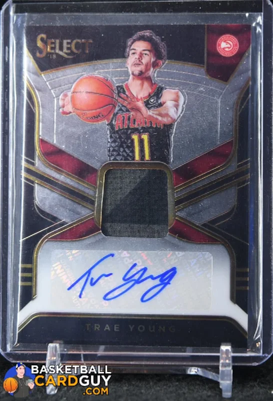 Trae Young 2018-19 Select Rookie Jersey Autographs #/199