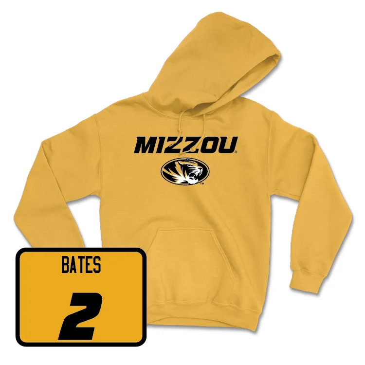 Gold Men's Basketball Mizzou Hoodie - Tamar Bates