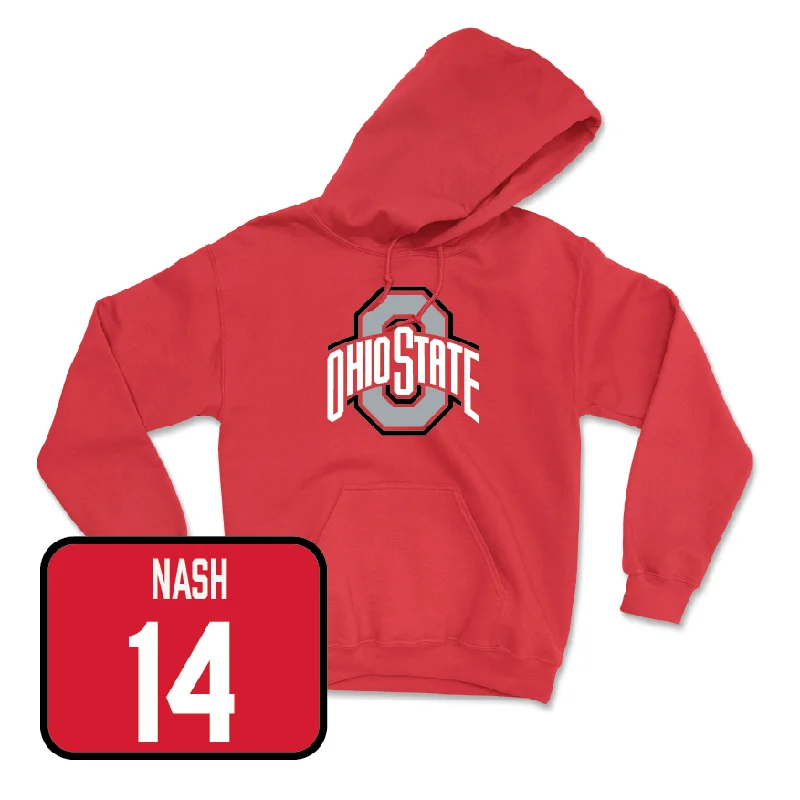 Red Men's Basketball Team Hoodie  - Braylen Nash