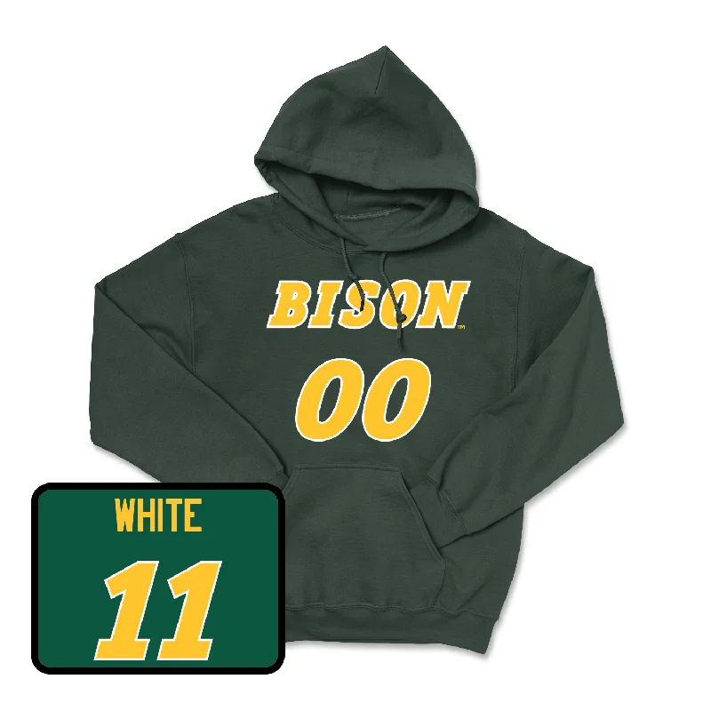 Green Men's Basketball Player Hoodie - Jacari White