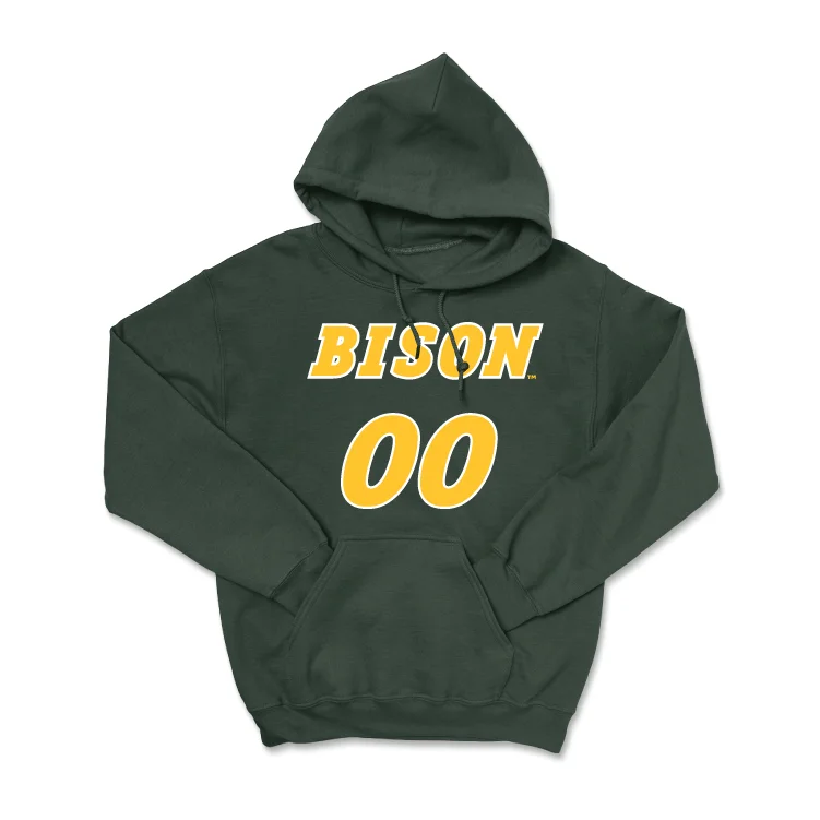 Green Men's Basketball Player Hoodie - Noah Feddersen